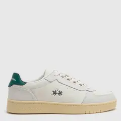 LA MARTINA - Zapatilla Urbana Hombre Cuero Blanco