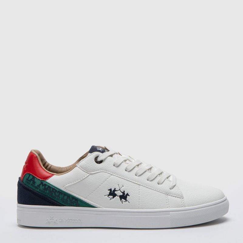 LA MARTINA - Amancio Zapatilla Urbana Hombre Blanco La Martina