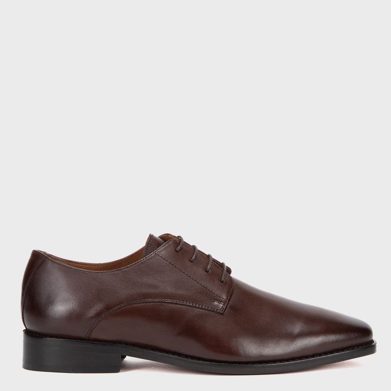 LA MARTINA - Zapato Formal Hombre Cuero Café La Martina