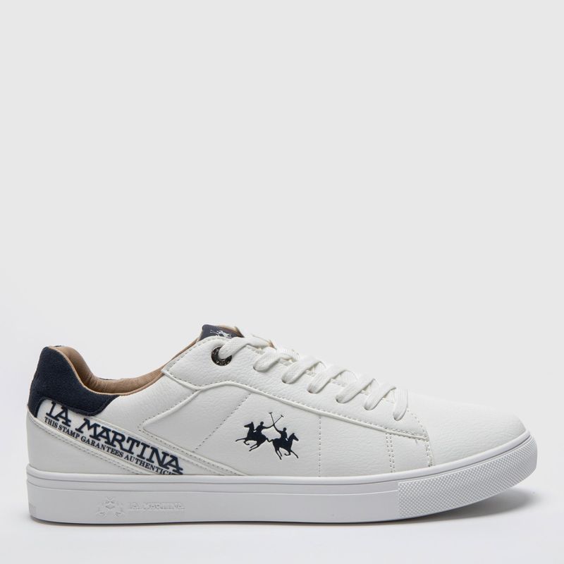 LA MARTINA - Amancio Zapatilla Urbana Hombre Blanco La Martina