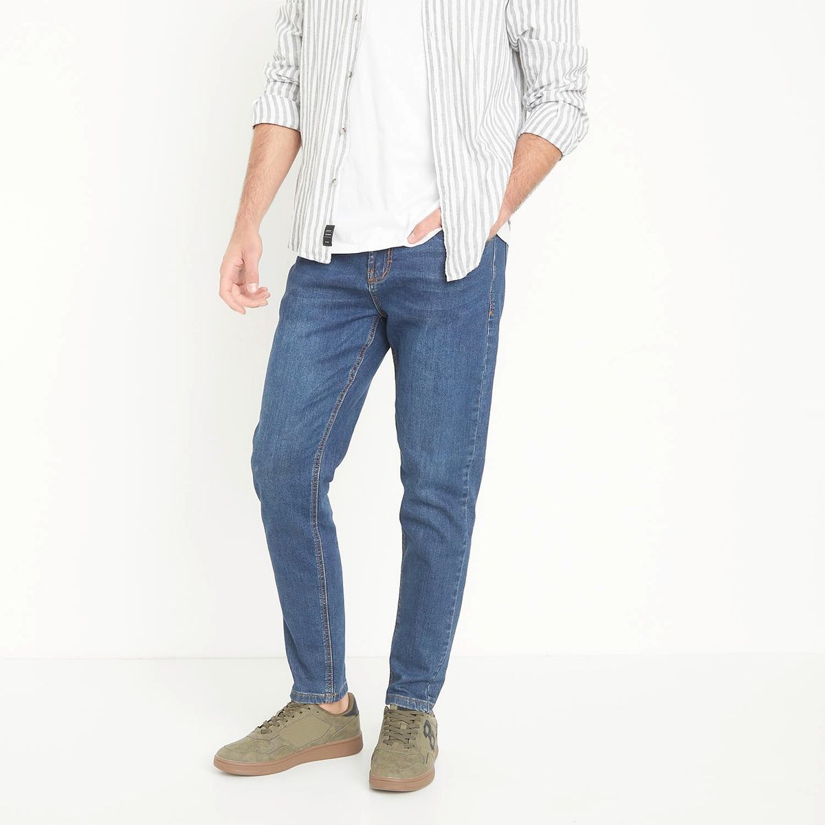 BASEMENT - Zapatilla Urbana Hombre Oliva Basement