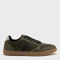 BEARCLIFF - Zapatilla Urbana Hombre Verde Sintético