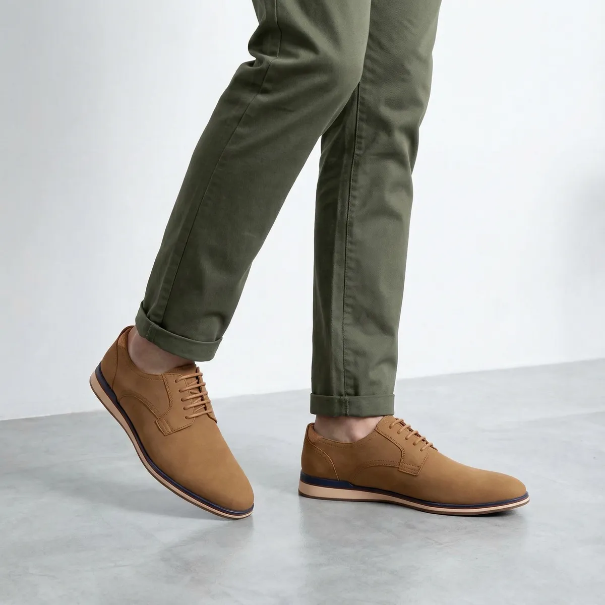 NEWPORT - Zapato Casual Newport Hombre Material Beige