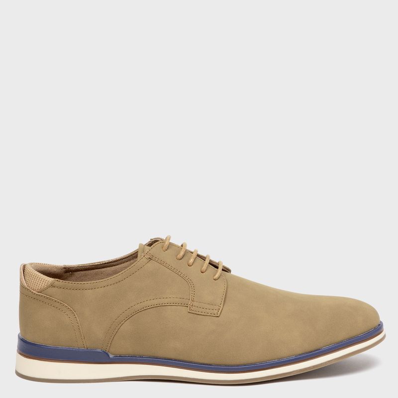 NEWPORT - Zapato Casual Newport Hombre Material Beige