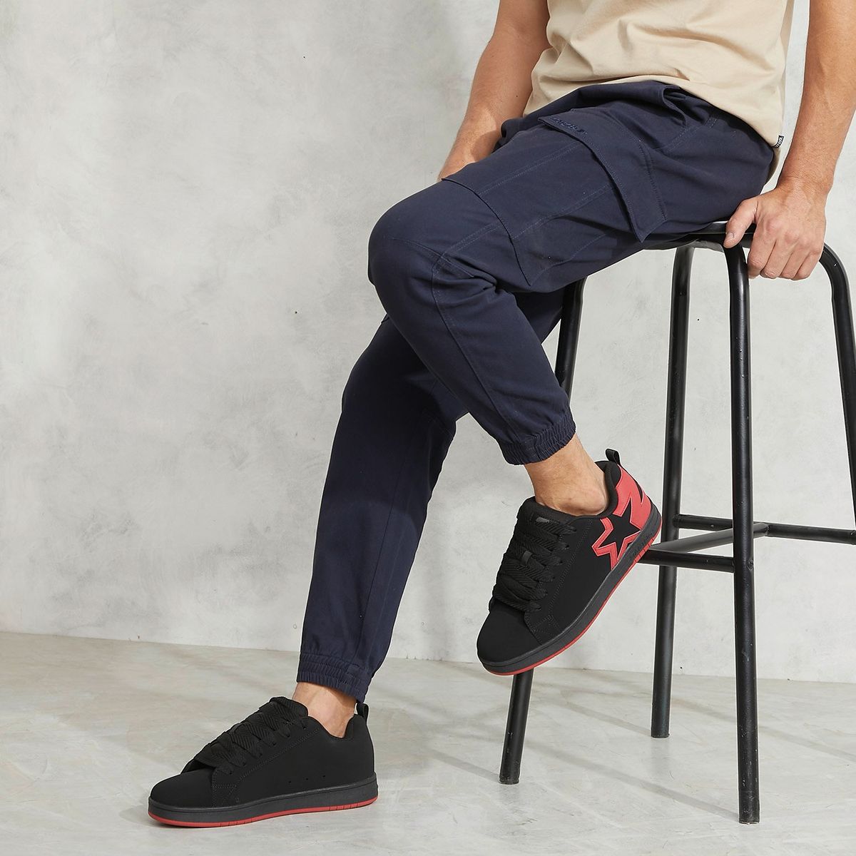 STARTER - Mars Zapatilla Urbana Hombre Rojo Starter