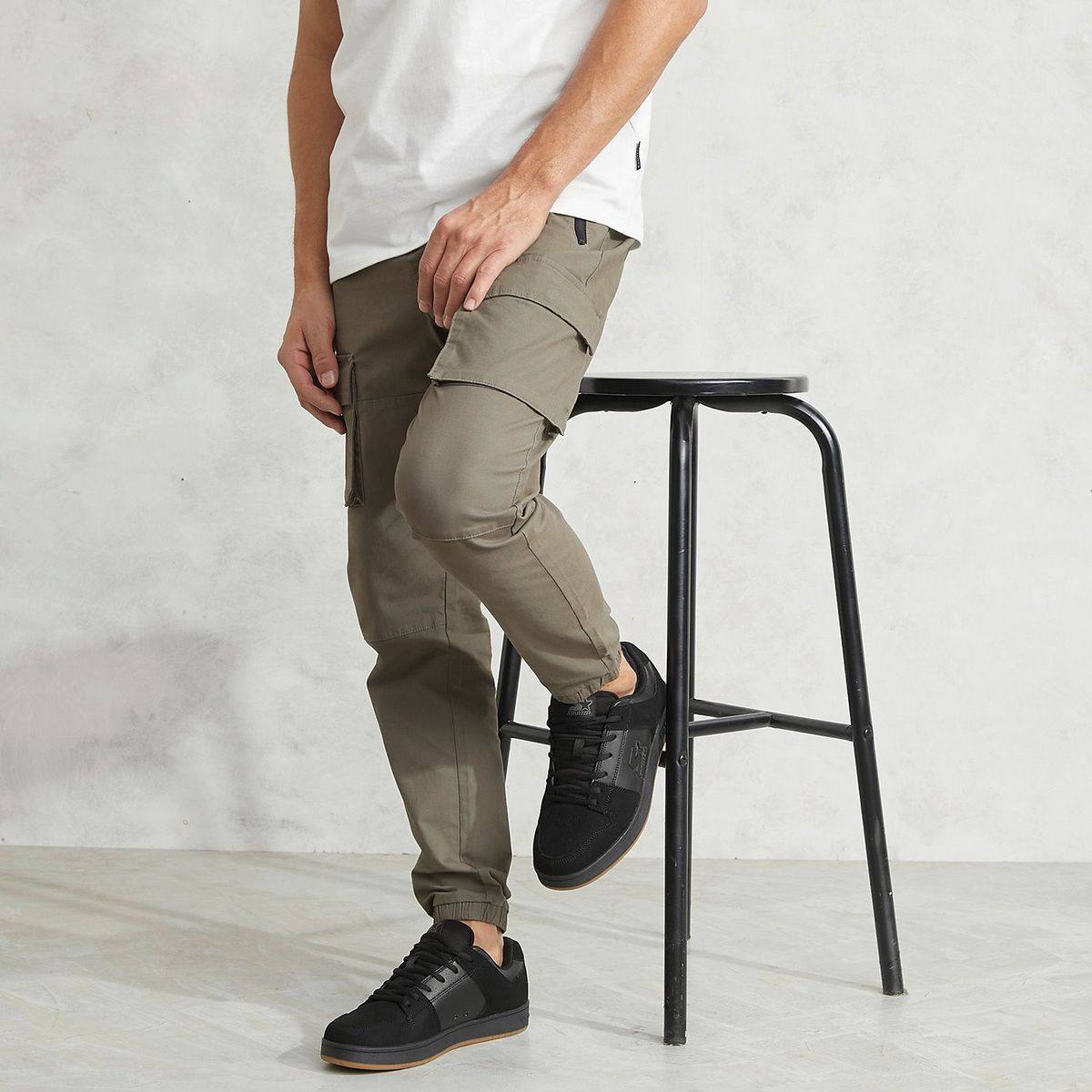 STARTER - Neptun Zapatilla Urbana Hombre Negro Starter