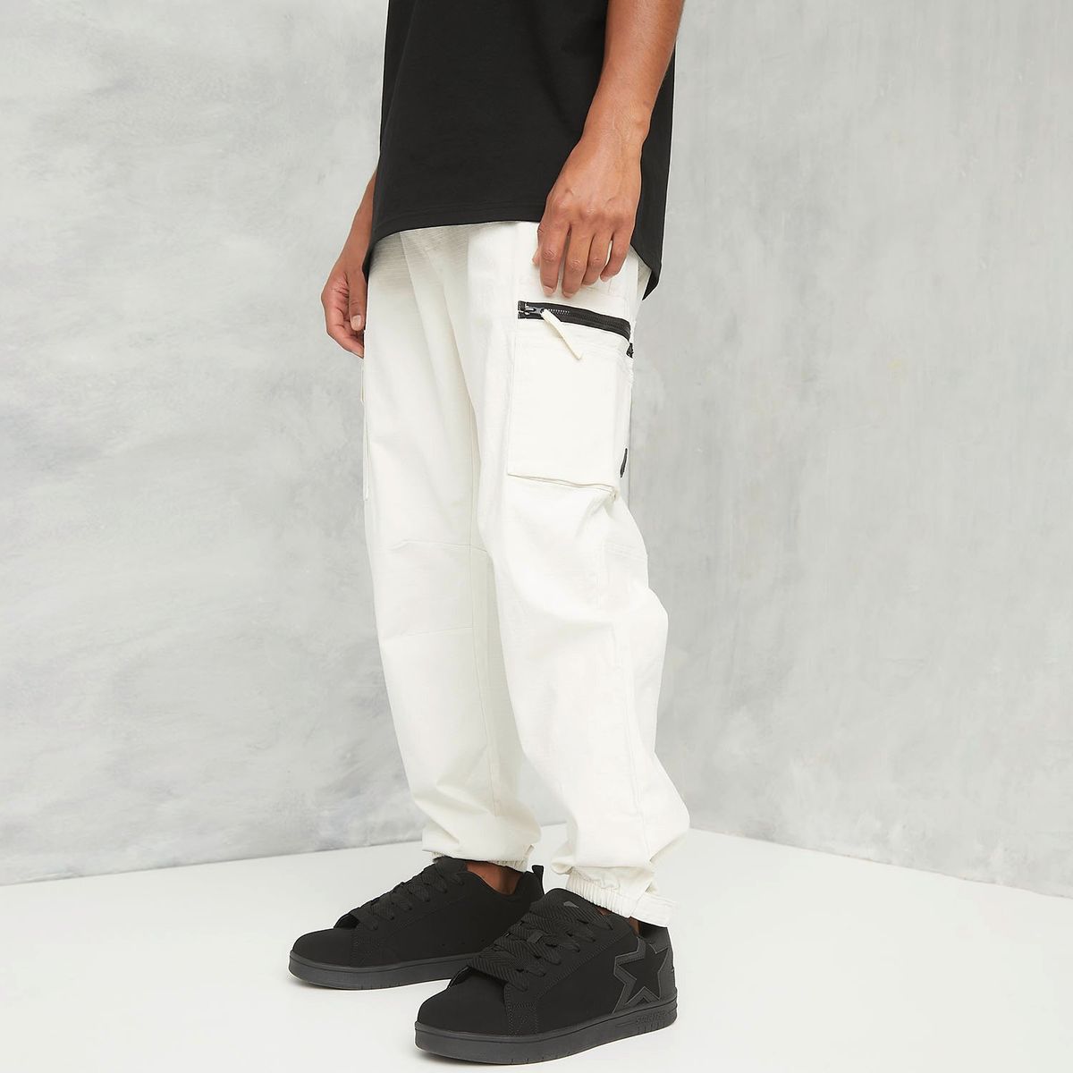 STARTER - Mars Zapatilla Urbana Hombre Negro Starter