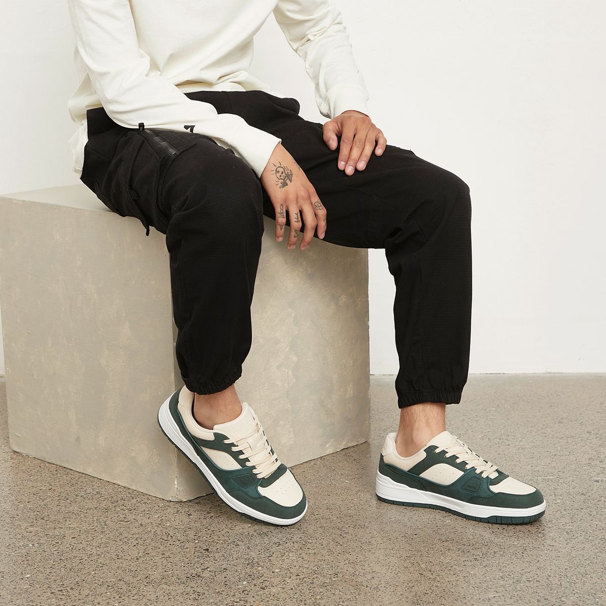 STARTER - Zapatilla Urbana Hombre Verde Starter