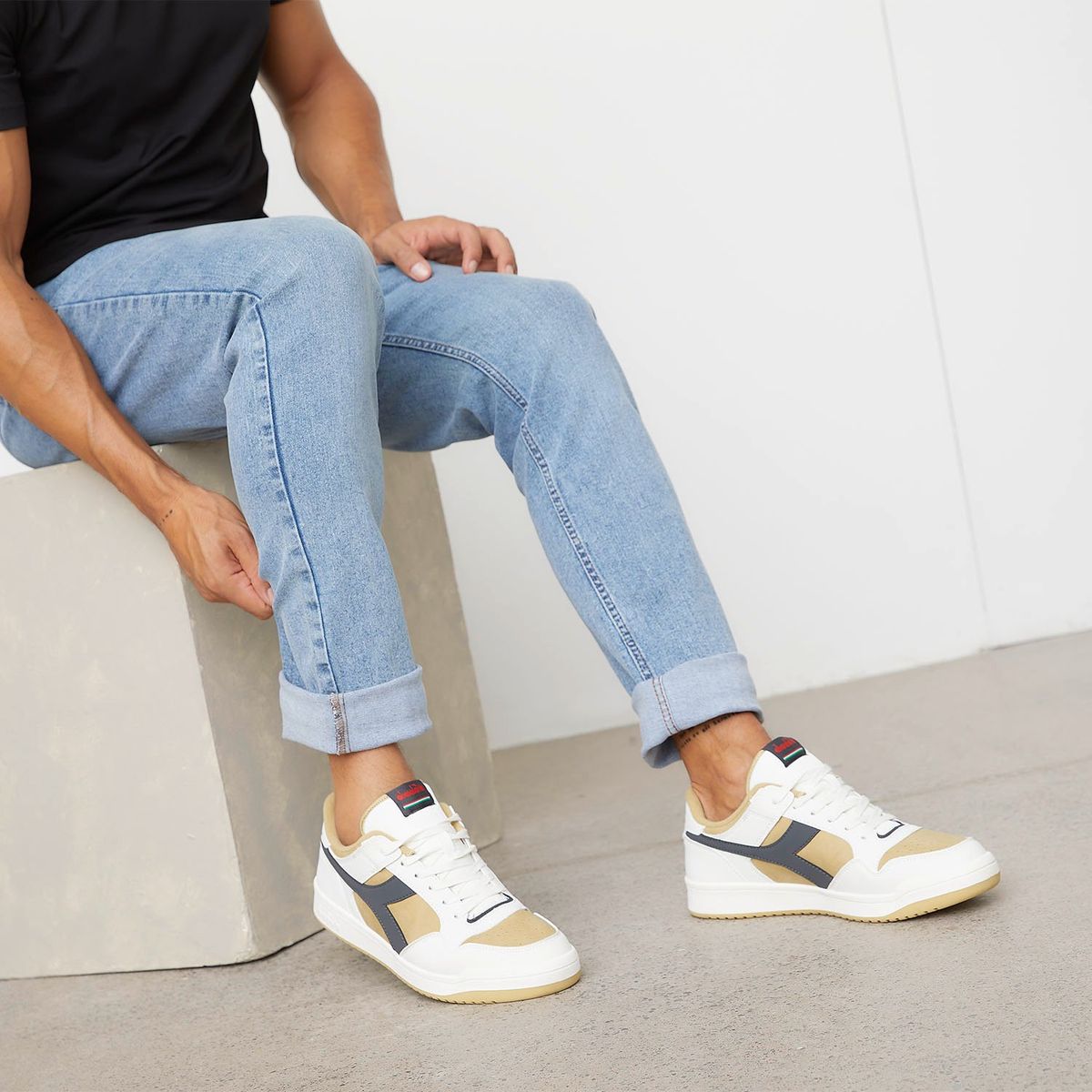 DIADORA - Frepu Zapatilla Urbana Hombre Blanco Diadora