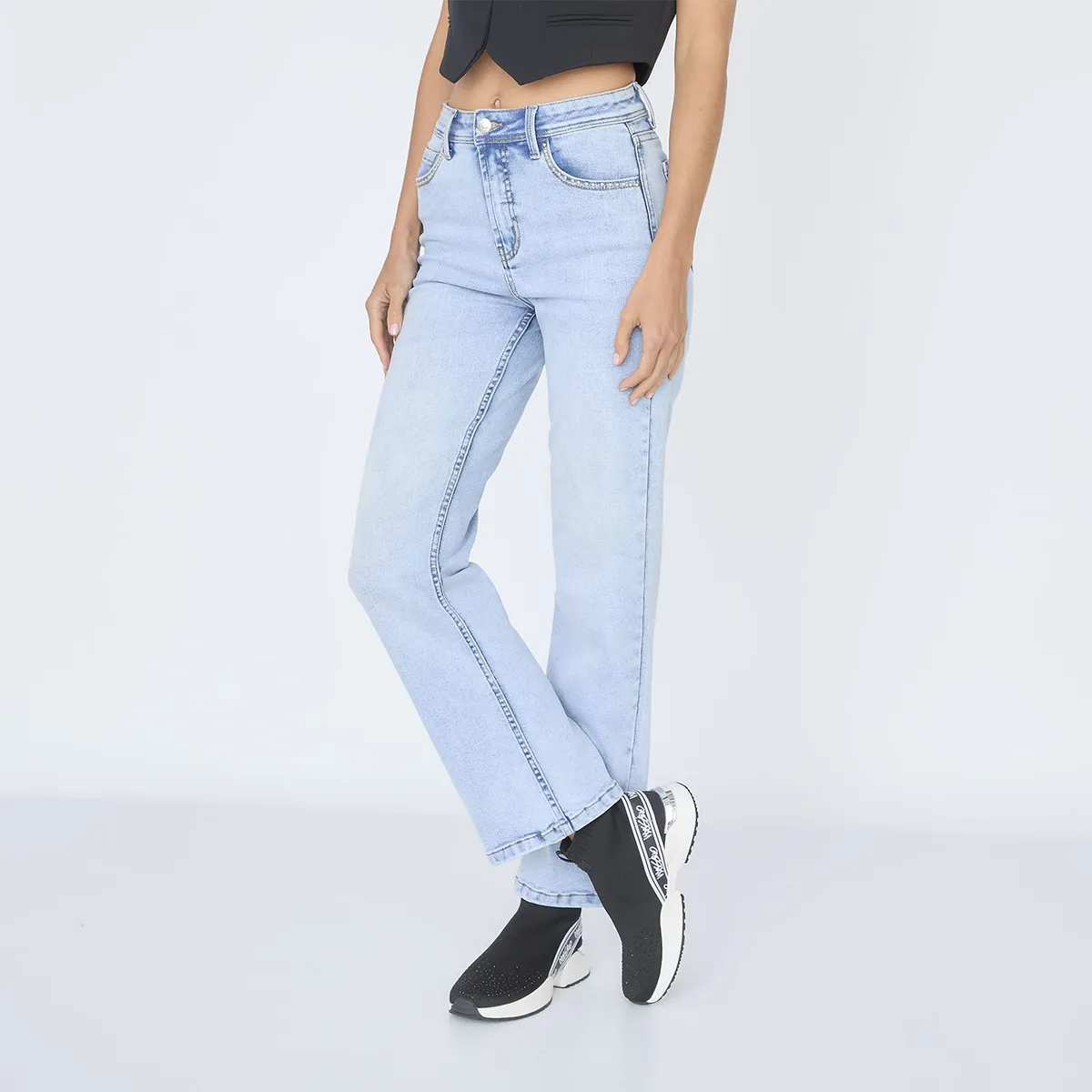 MOSSIMO - Zapatilla Urbana Mujer Negro Mossimo