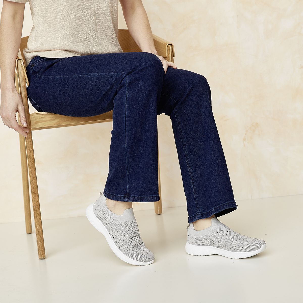 S COCCI - Saluna2 Zapatilla Urbana Mujer Gris Scocci