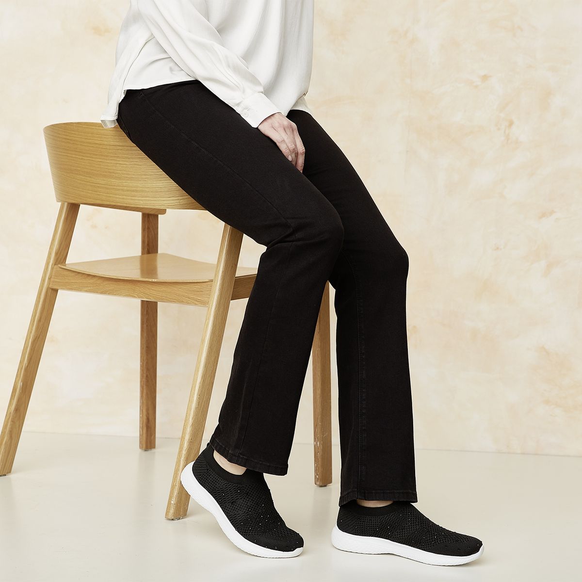 S COCCI - Saluna2 Zapatilla Urbana Mujer Negro Scocci