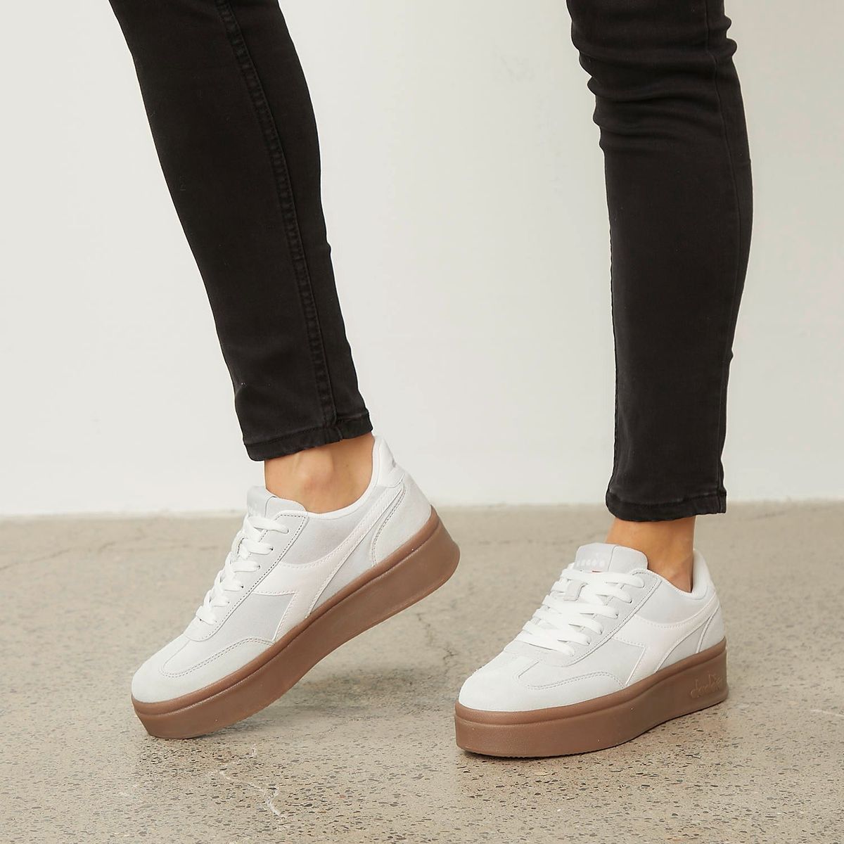 DIADORA - Bamplat Zapatilla Urbana Mujer Gris Diadora