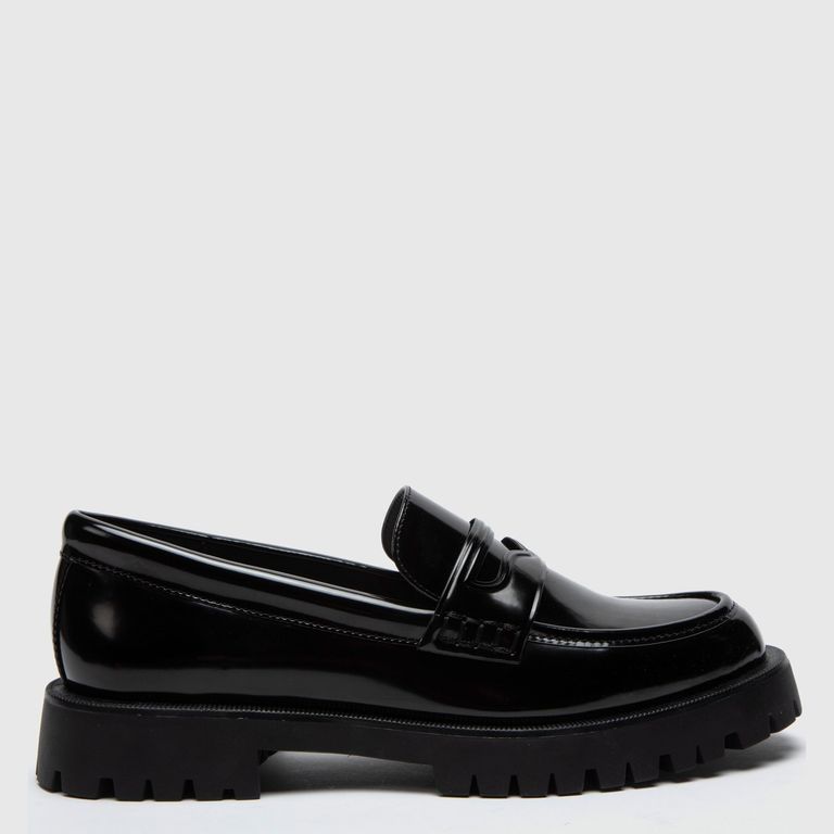Mocasín Mujer Negro