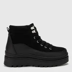 SYBILLA - Botines Mujer Plataforma Textil