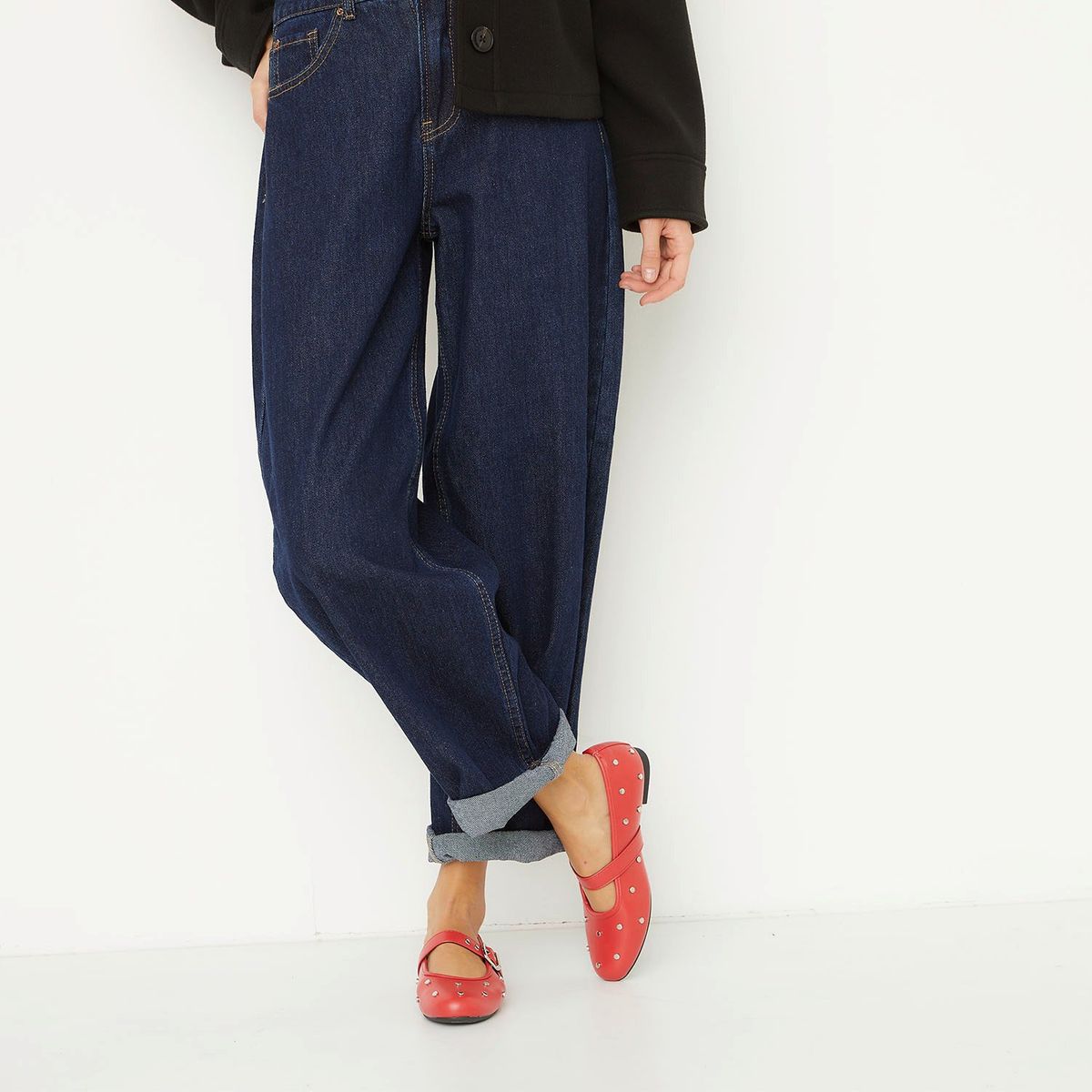 SYBILLA - Zapatos Casuales Mujer Sybilla Sintético Rojo con Tachas