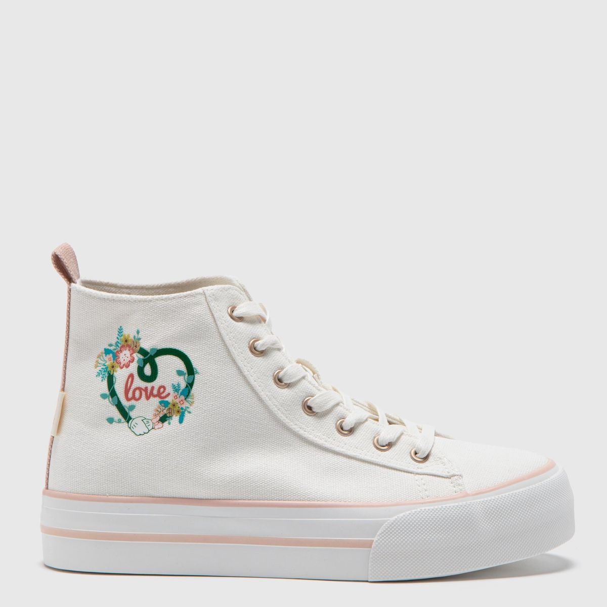 DISNEY - Bealtmick Zapatilla Urbana Mujer Blanco Disney