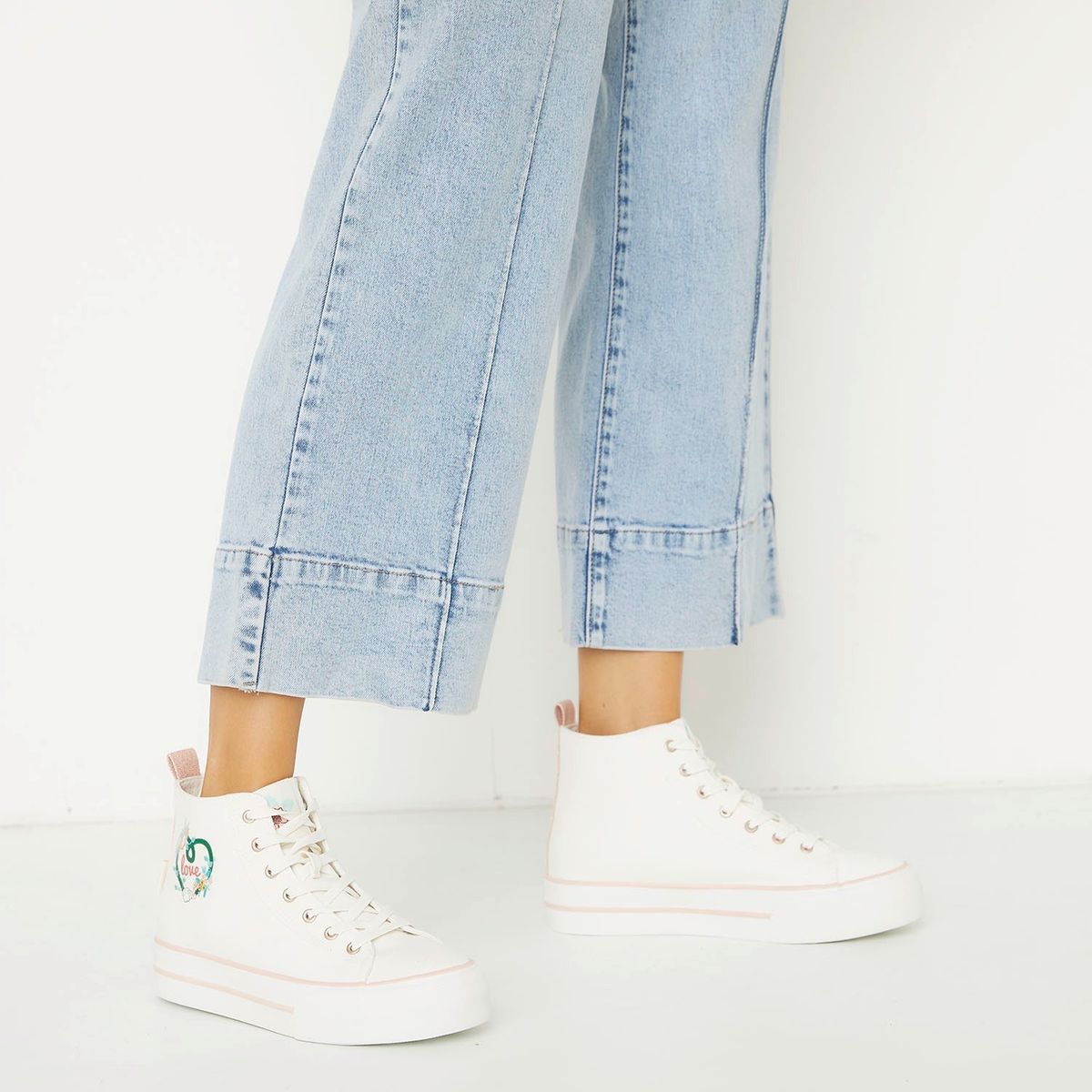 DISNEY - Bealtmick Zapatilla Urbana Mujer Blanco Disney