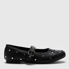 SYBILLA - Zapato Casual Con Tachas Mujer Negro