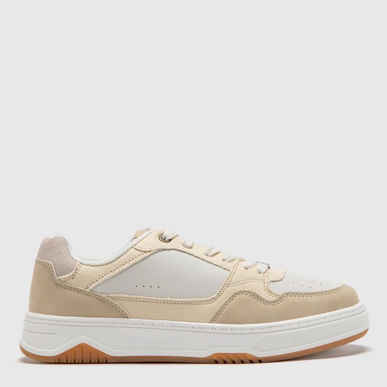 SYBILLA Zapatilla Urbana Mujer Beige
