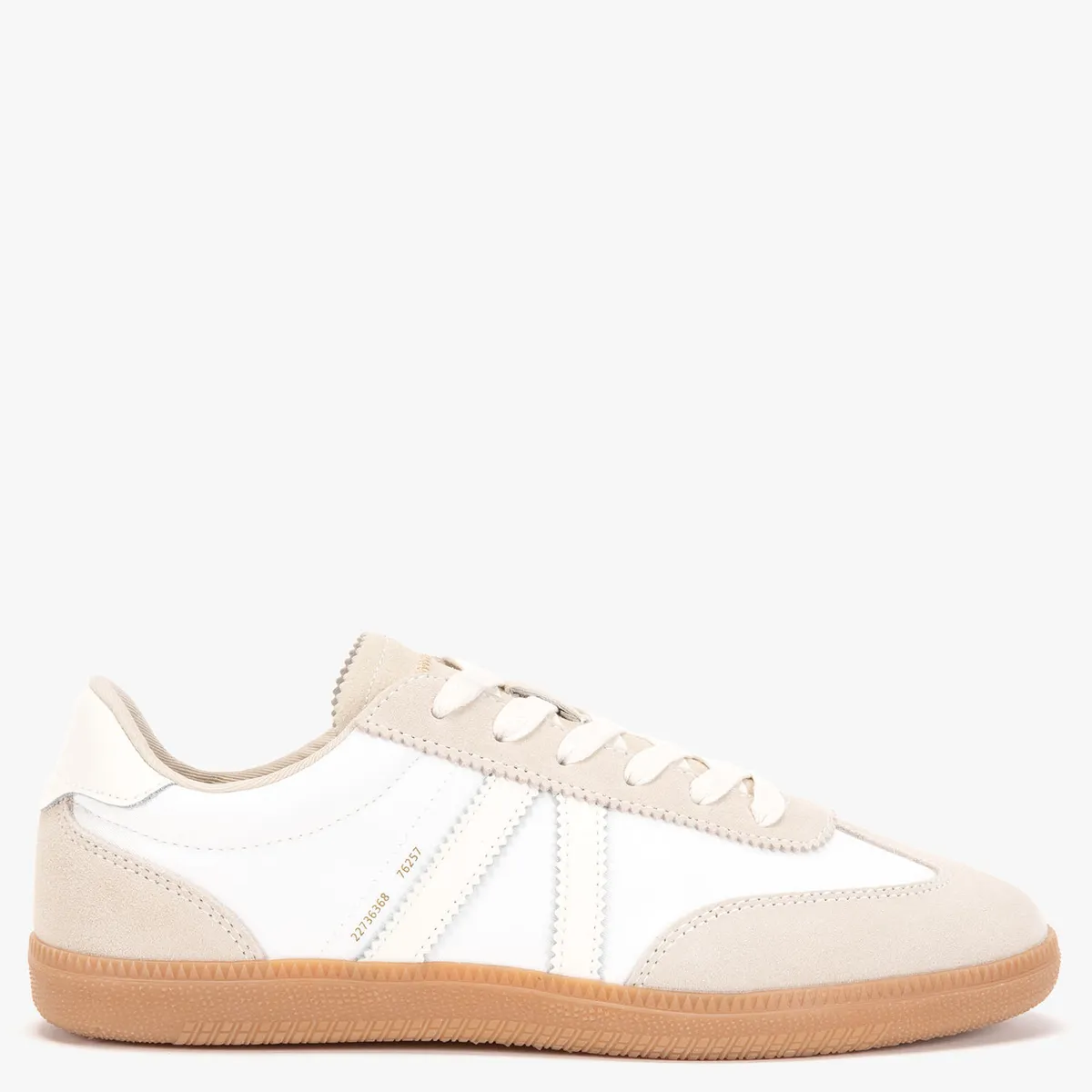 BASEMENT - Zapatilla Urbana Mujer Cuero Blanco Basement