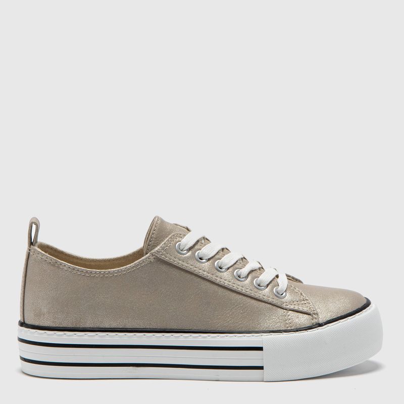 SYBILLA - Zapatilla Urbana Mujer Dorada Sybilla
