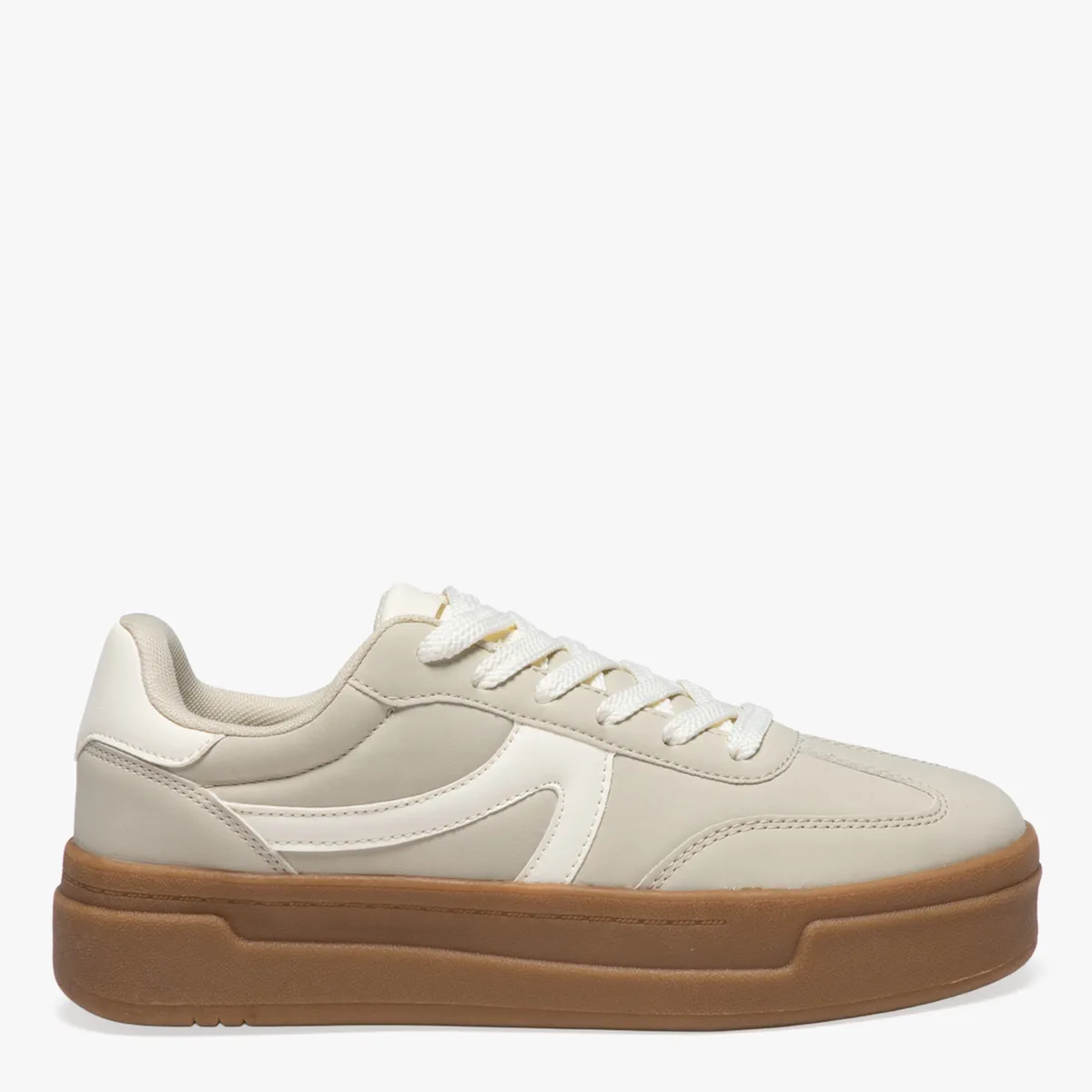 SYBILLA - Zapatilla Urbana Mujer Beige Sybilla