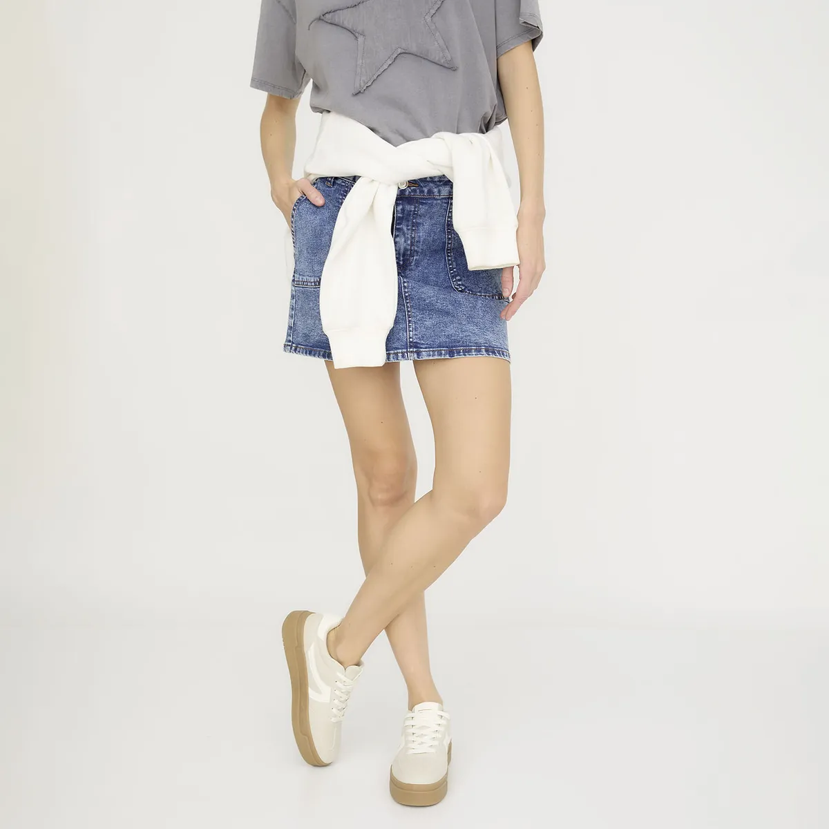 SYBILLA - Zapatilla Urbana Mujer Beige Sybilla