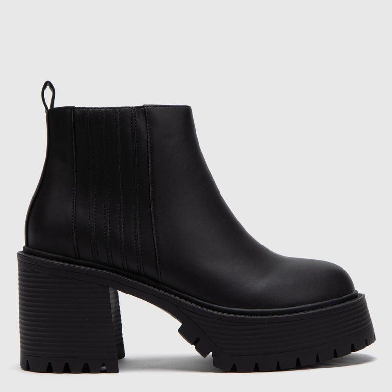 SYBILLA - Botines Mujer Sybilla Plataforma Taco Cuadrado Sintético