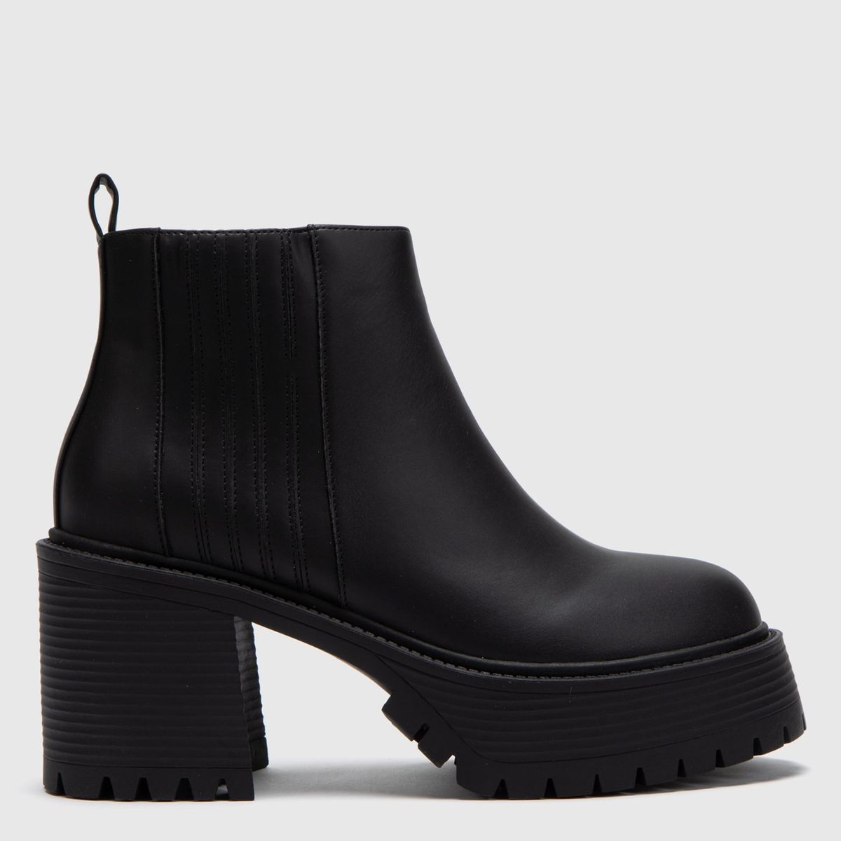 SYBILLA - Botines Mujer Sybilla Plataforma Taco Cuadrado Sintético