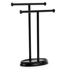 UMBRA - Toallera Palmera KD Negro