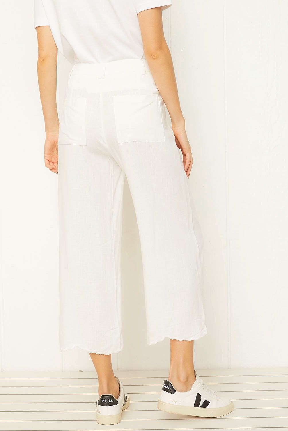 UNIVERSITY CLUB - Pantalón Culotte Tiro Alto Mujer University Club
