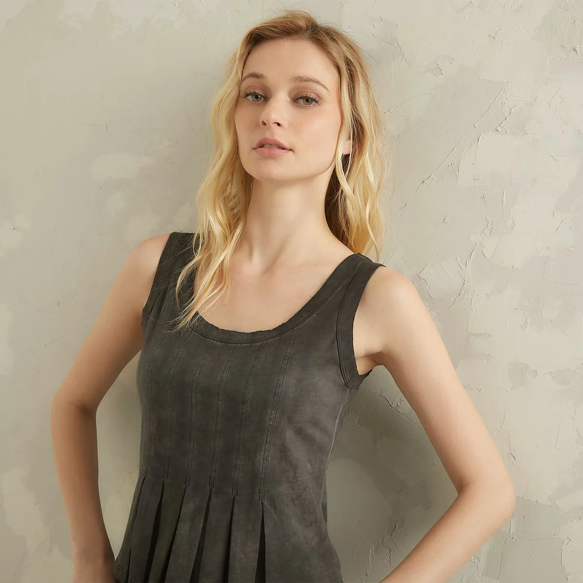 AMERICANINO - Polera Sin Mangas Algodón Mujer Americanino