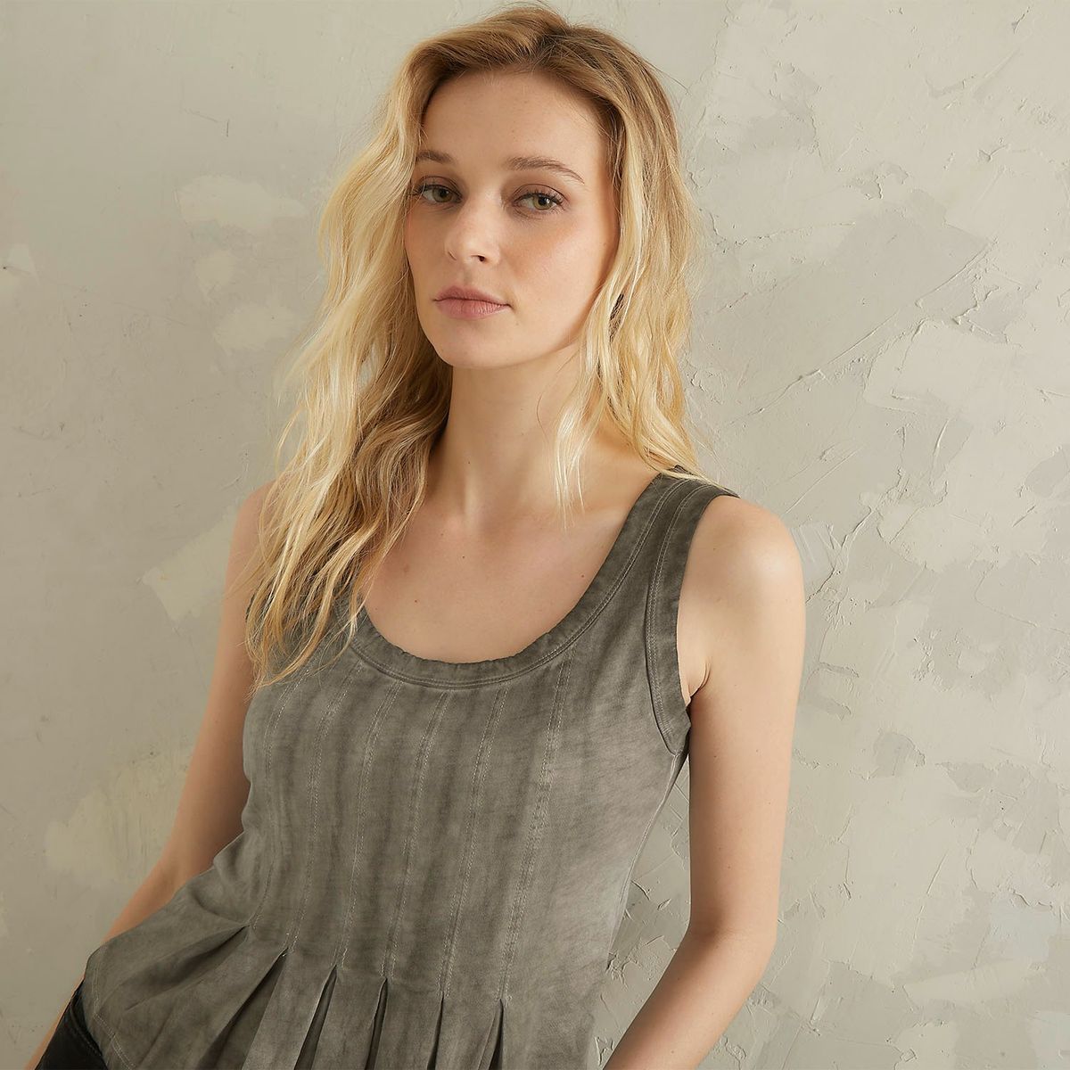 AMERICANINO - Polera Sin Mangas Algodón Mujer Americanino