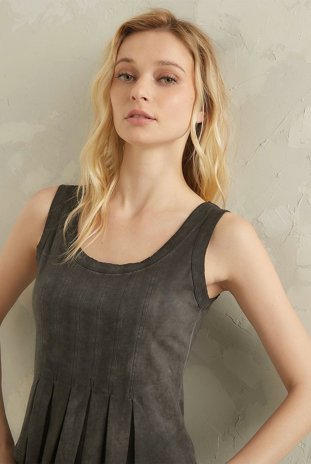 AMERICANINO - Polera Sin Mangas Algodón Mujer Americanino