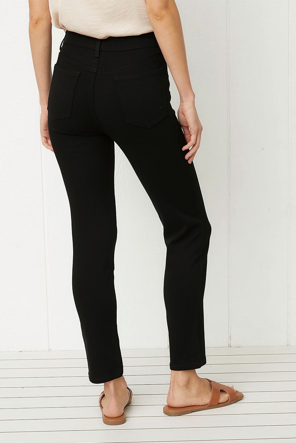 UNIVERSITY CLUB - Pantalón University Club Skinny Mujer Tiro Medio Viscosa