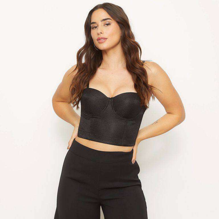 OMMO GATHER POCKET BARE TOP ブラック 未使用 OMMO GATHER POCKET BARE TOP ベアトップ - メルカリ