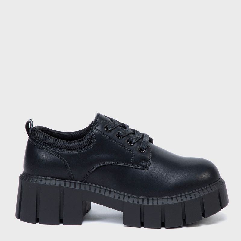 ELEVEN - Calzado Escolar Eleven Cuero Negro Niña