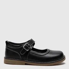 ELEVEN - Ballerina Cuero Niña Negro