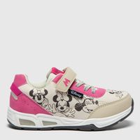 Zapatilla Urbana Niña Con Luces Rosado (27 A 33)