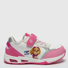 PAW PATROL - L Luz Zapatilla Urbana Niña Rosado (27 a 30)