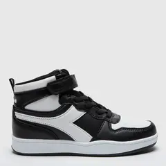DIADORA - Courti Hig Zapatilla Urbana Niño Negro (34 a 39)
