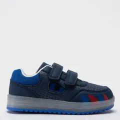 YAMP - Zapatillas Escolares con Luces Niño Azul