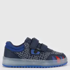YAMP - Zapatillas Escolares con Luces Niño Azul
