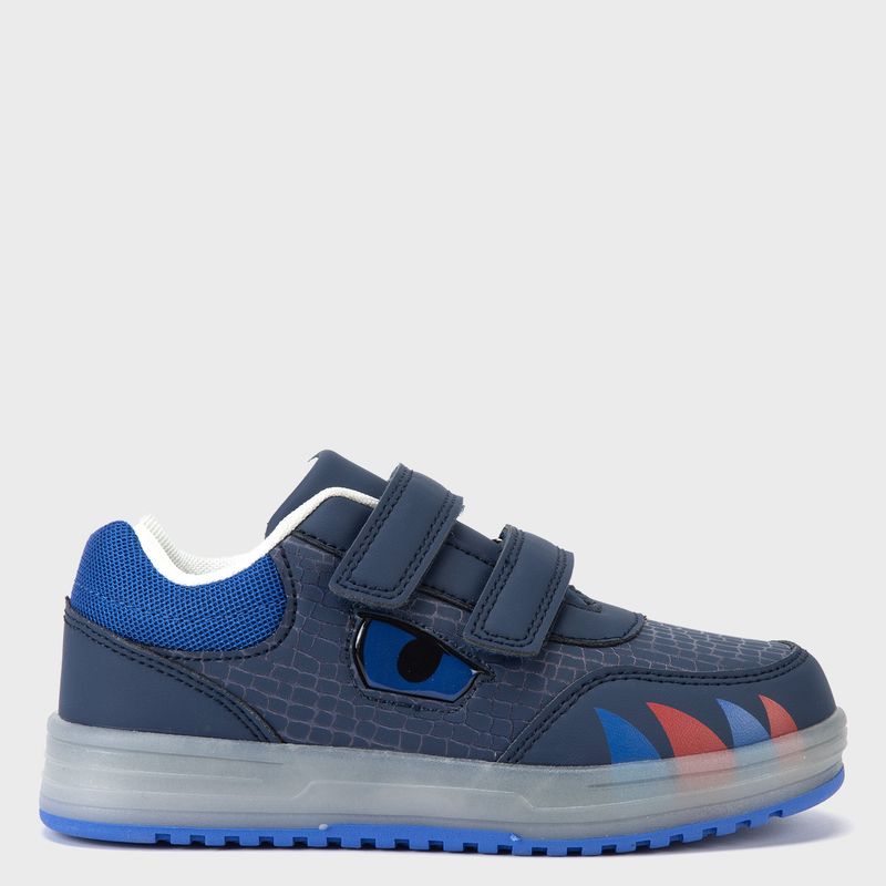 YAMP - Zapatilla Escolare Con Luces Niño Azul (27 a 33) Yamp