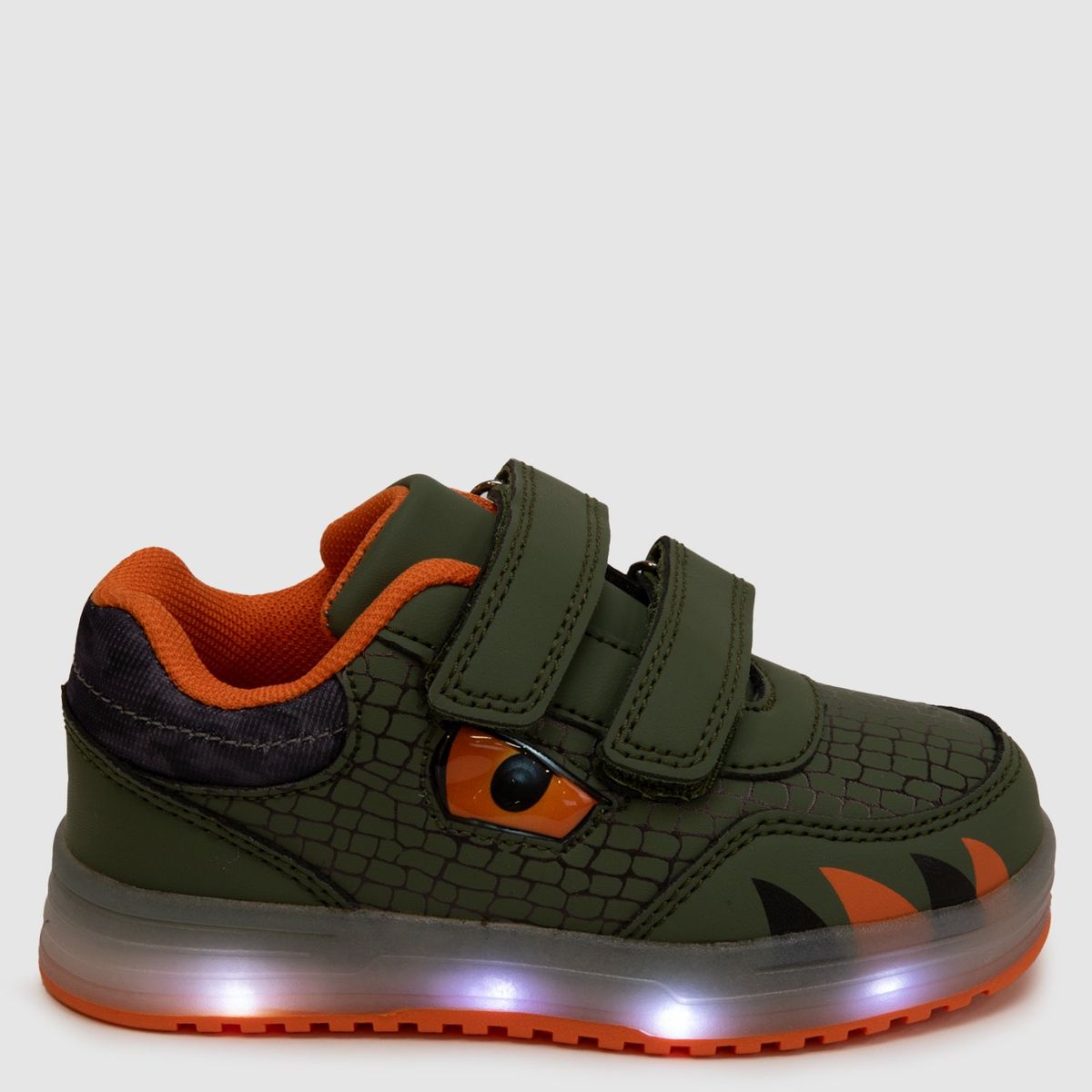 YAMP - Lights Zapatilla Urbana Niño Con Luces Verde (22 a 26) Yamp