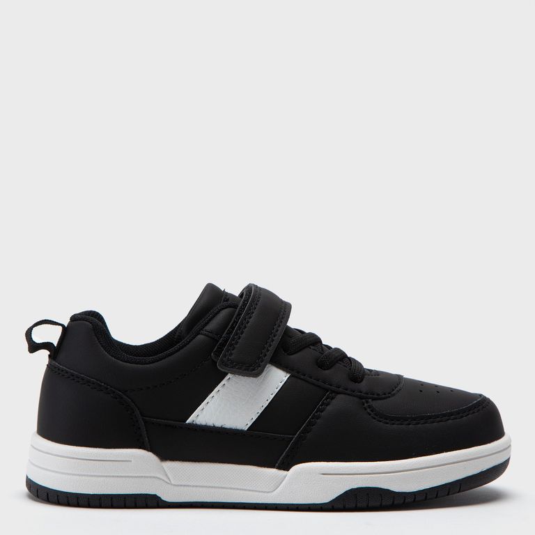 Zapatillas Escolares con Velcro Niño Negro