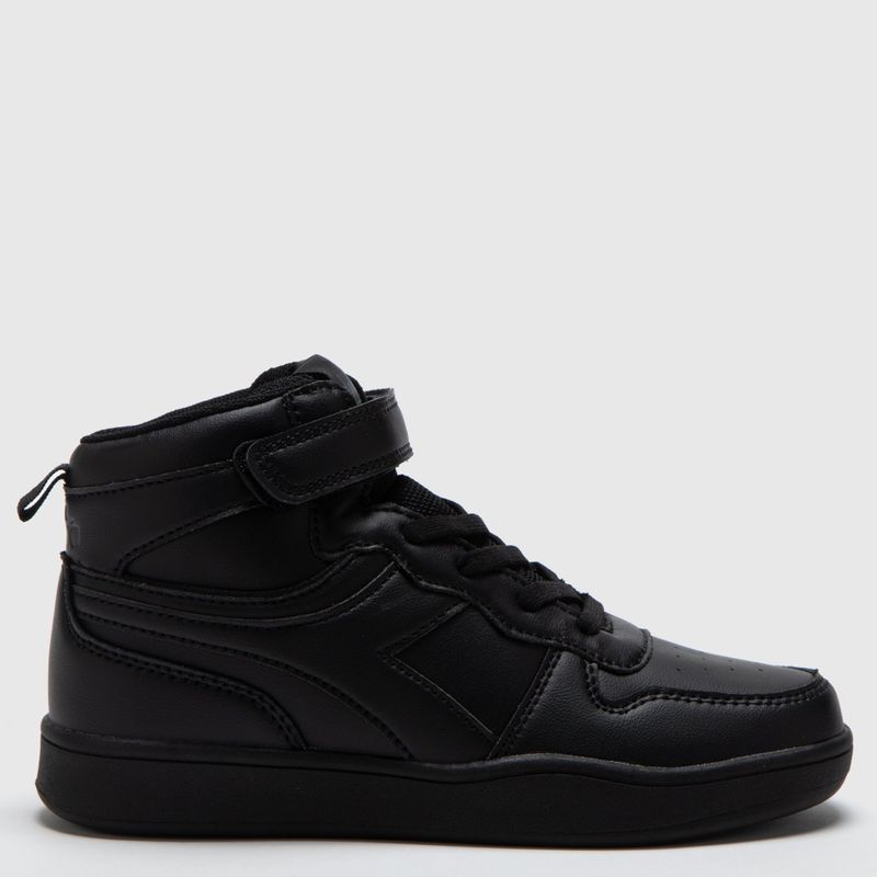 DIADORA - Courti Hig Zapatilla Urbana Niño Negro (34 a 39) Diadora