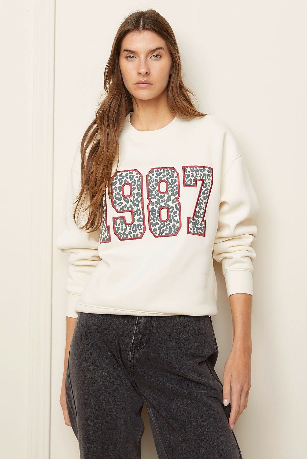 BASEMENT - Polerón Crew Neck Algodón Mujer Basement