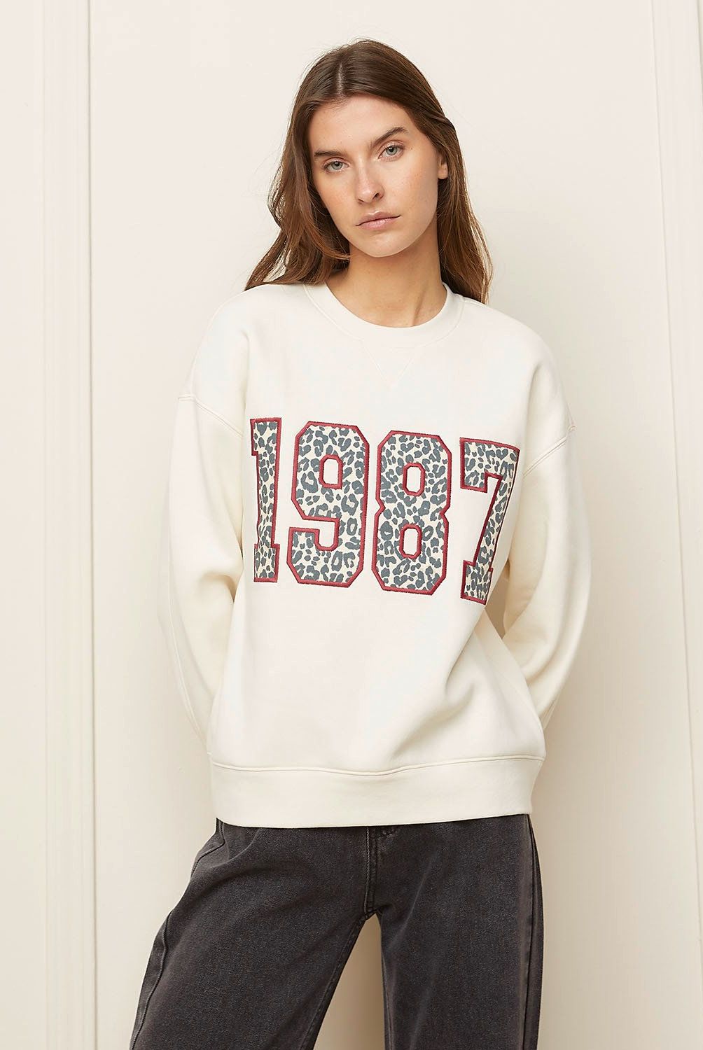 BASEMENT - Polerón Crew Neck Algodón Mujer Basement
